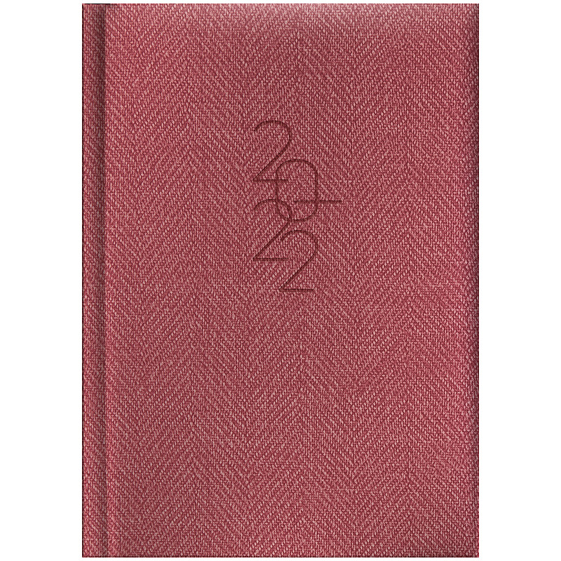 

Щоденник Brunnen 2022 кишеньковий Tweed (60337) червоний