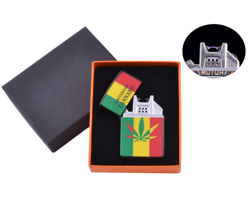 

Зажигалка USB спираль накаливания Cannabis BST 111278