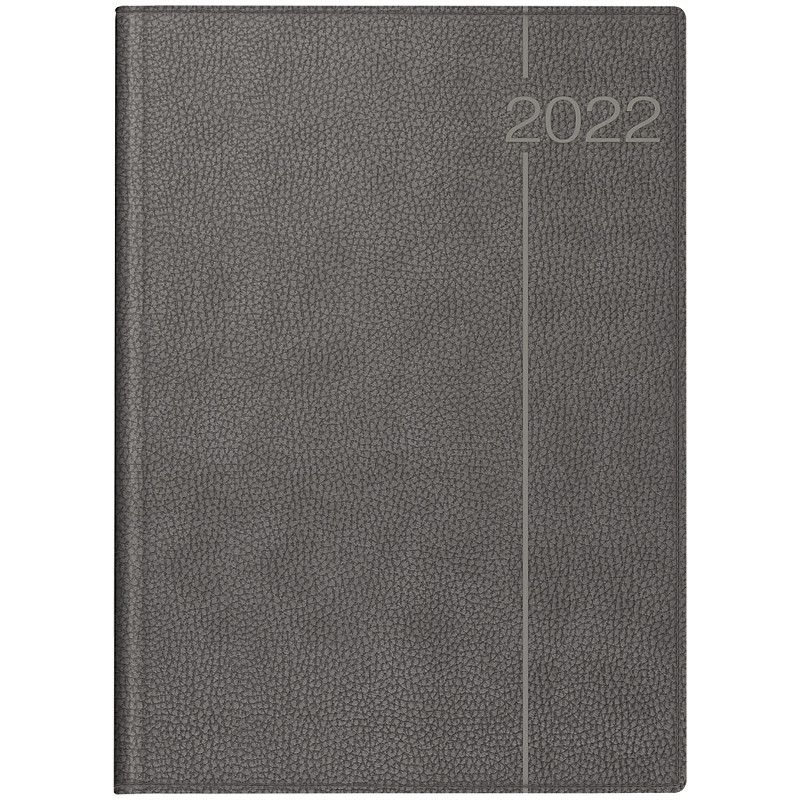 

Щоденник Brunnen 2022 Euro А4 сірий (60597)