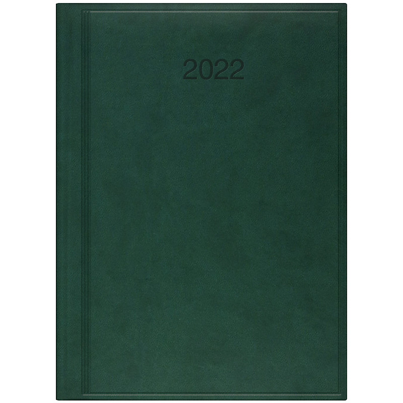 

Щоденник Brunnen 2022 Стандарт Torino слп/т зелений (60548)