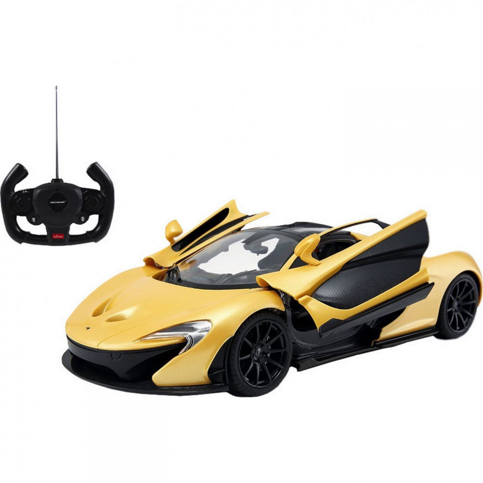 

Машинка на пульте управления McLaren P1 GTR Rastar 75160(Yellow) желтый, 1:14