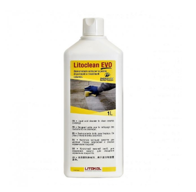 

Чистящая жидкость Litoclean EVO для удаления «окалины», чистки поверхности после укладки, 1л