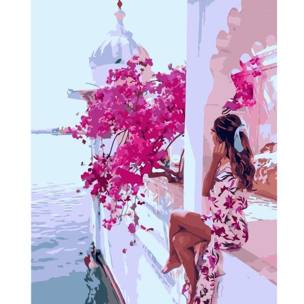 

Набір для розпису по номерах Strateg VA-2987 "Яскравий відпочинок", розміром 40х50 см (VA-2987-mt)