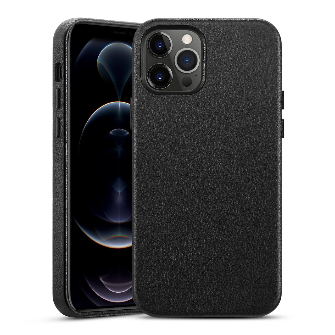 

Чехол ESR для iPhone 12 / 12 Pro Metro Premium Leather, Black