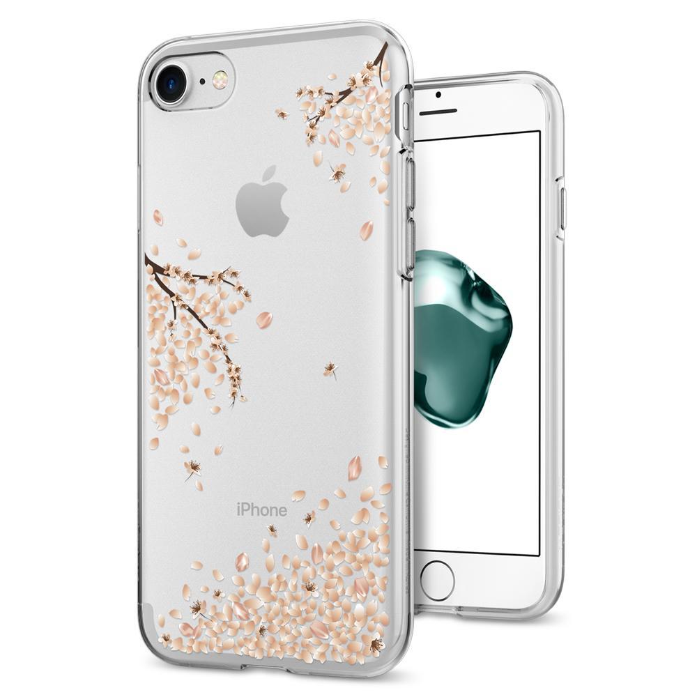 

Чехол Spigen для iPhone SE 2020/8/7 Liquid Crystal, Shine Blossom