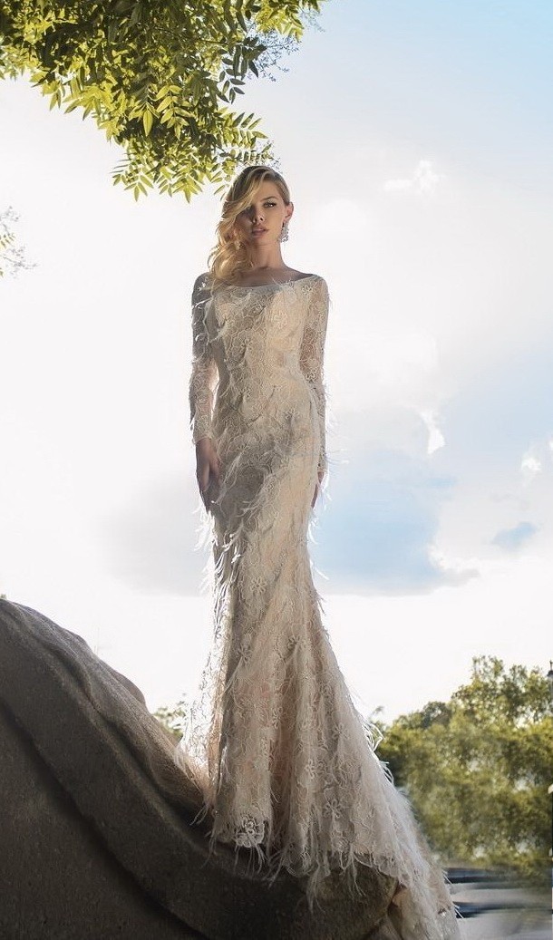 

Свадебное платье Ema Bride 19-09 46 Молочный