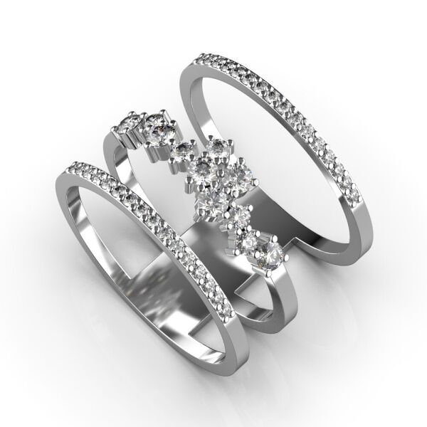 

Каблучка Lunet Jewellery із білого золота, з діамантами 17 розмір 24551521