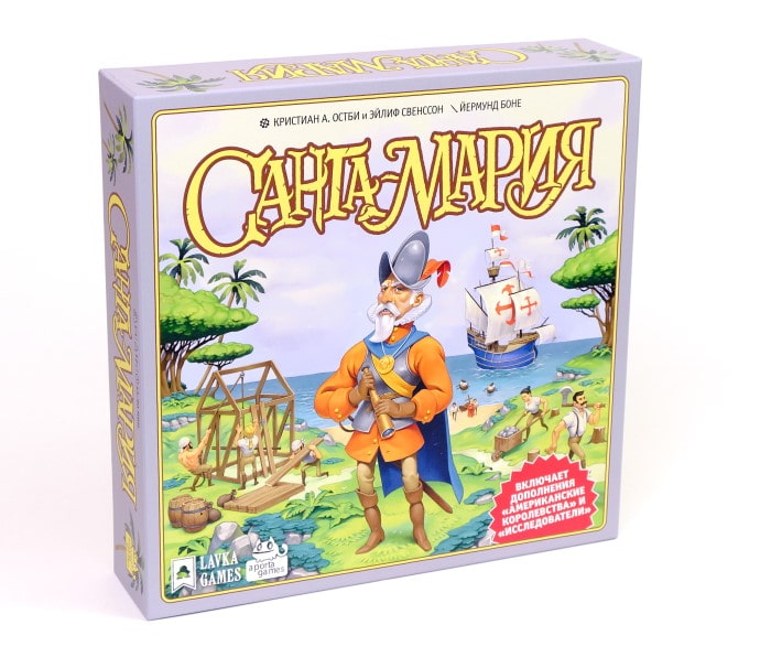 

Настольная игра Lavka Games Санта-Мария c дополнением (Santa Maria) + уникальное промо! (CTM001)