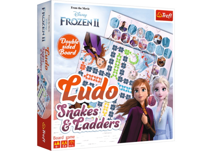 

Настольная игра Trefl Лудо 2 в 1. Холодное сердце 2 (Ludo 2 in 1: Frozen 2) (1760)
