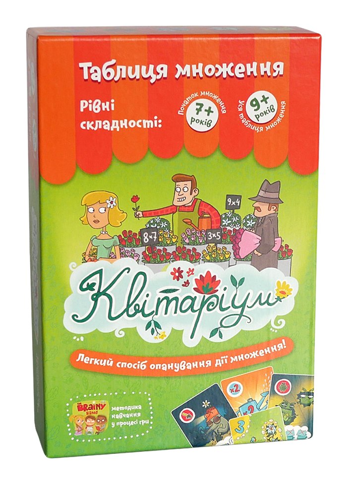 

Настольная игра The Brainy Band Квітаріум (Цветариум) (укр.) (УКР010)