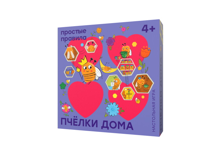 

Настольная игра Простые правила Пчёлки дома (РР-59)