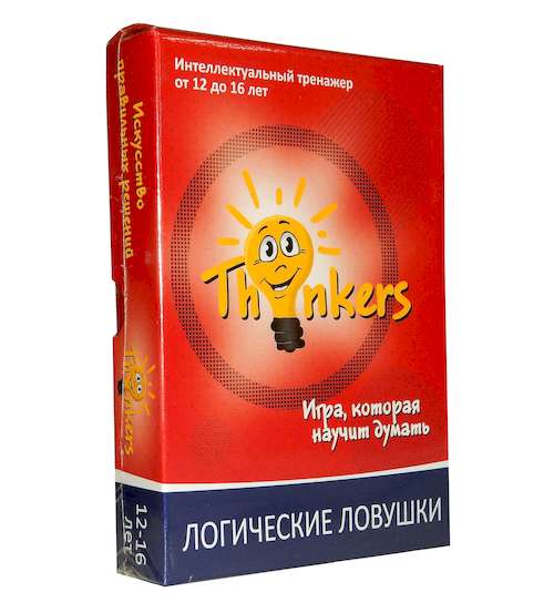 

Настольная игра Finart Smart Solutions Thinkers 12-16 лет. Логические ловушки (1205)