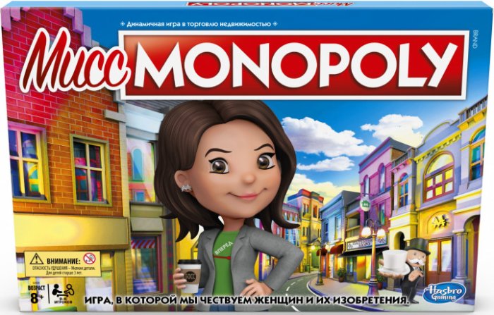 

Настольная игра Hasbro Мисс Монополия (Ms. Monopoly) (E8424)