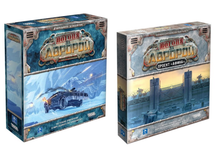 

Настольная игра Hobby World Погоня за Авророй с дополнением Проект Афина (915308+915310)