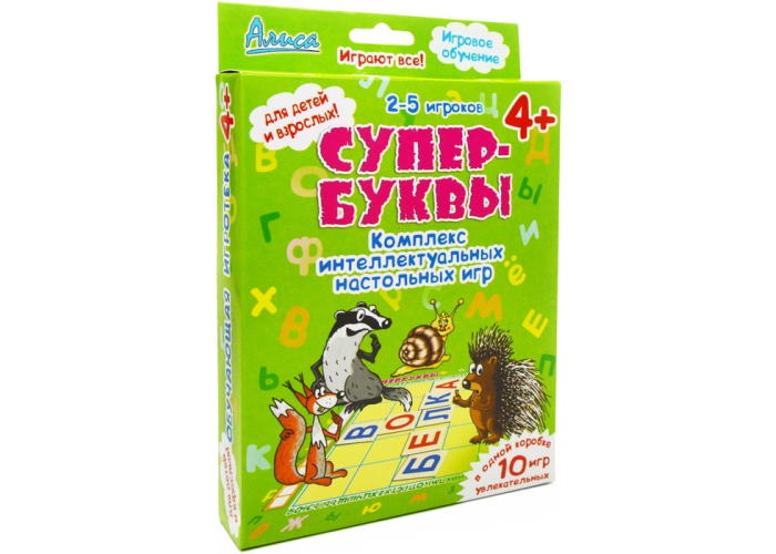 

Настольная игра Алиса Супер-Буквы (И-802)