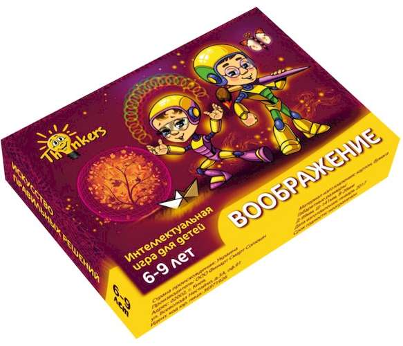 

Настольная игра Finart Smart Solutions Thinkers 6-9 лет. Воображение (Th-0602)