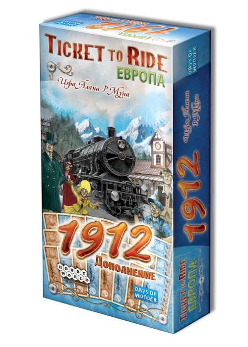 

Настольная игра Hobby World Билет на поезд. Европа 1912 (Ticket to Ride) (рус.) (1626)