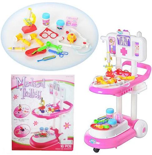 

Игровой набор LimoToy "Медицинская тележка" 13244