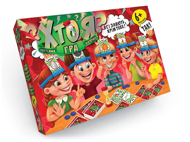 

Настольная игра Danko Toys "КТО Я" на укр. языке 7499DT