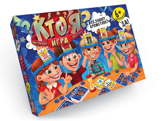 

Игра настольная Danko Toys "КТО Я" рус., 7498DT