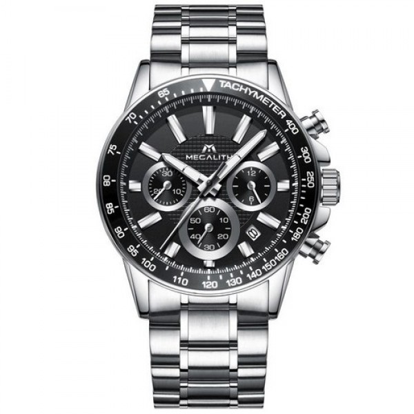 

Часы Megalith 0089M-1 Silver-Black