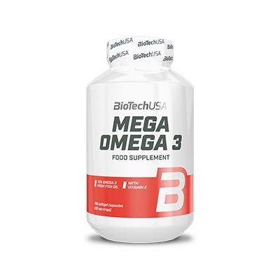 

Жирные кислоты BioTech Mega Omega 3 180 капсул