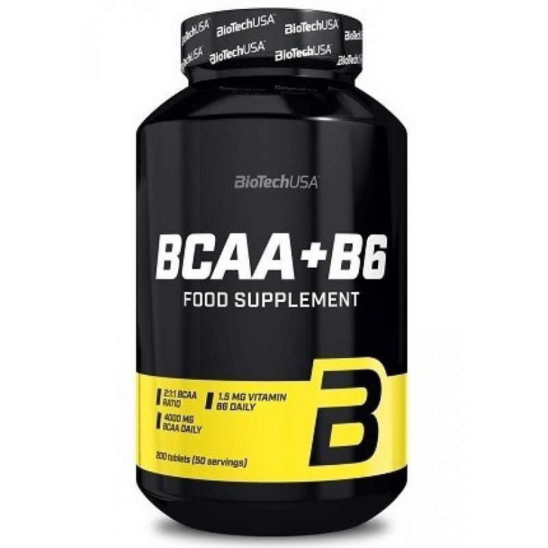 

Аминокислота BioTech BCAA + B6 200 таблеток