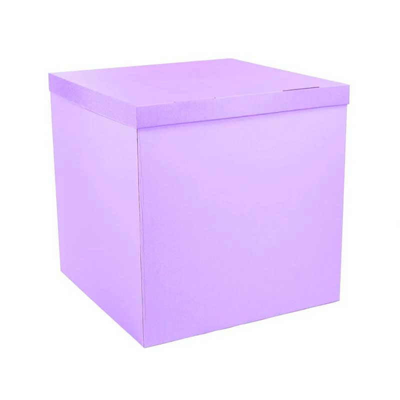 

Коробка Сюрприз лавандова 70*70*70см 50508