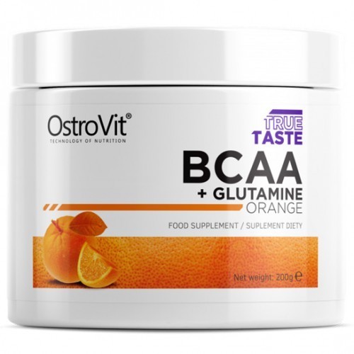 

Аминокислота OstroVit BCAA + Glutamine 200 грамм Апельсин