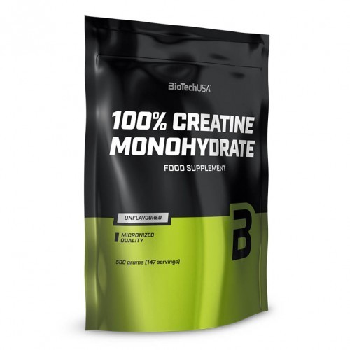 

Креатин BioTech 100% Creatine Monohydrate 500 грамм (Пакет)
