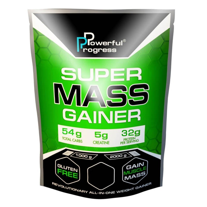 

Гейнер Powerful Progress Super Mass Gainer 1000 грамм Банан
