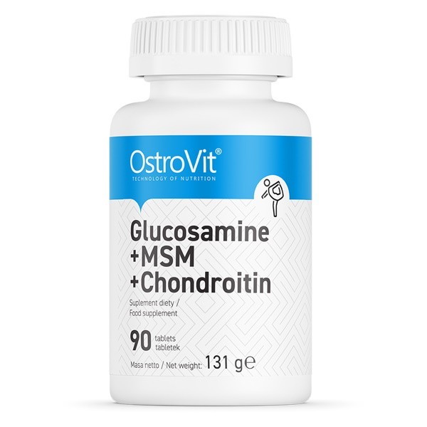 

Натуральная добавка Ostrovit Glucosamine+MSM+Chondroitin 90 таблеток