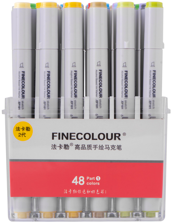 

Набор маркеров Finecolour Junior 48 цветов (EF101-TB48)