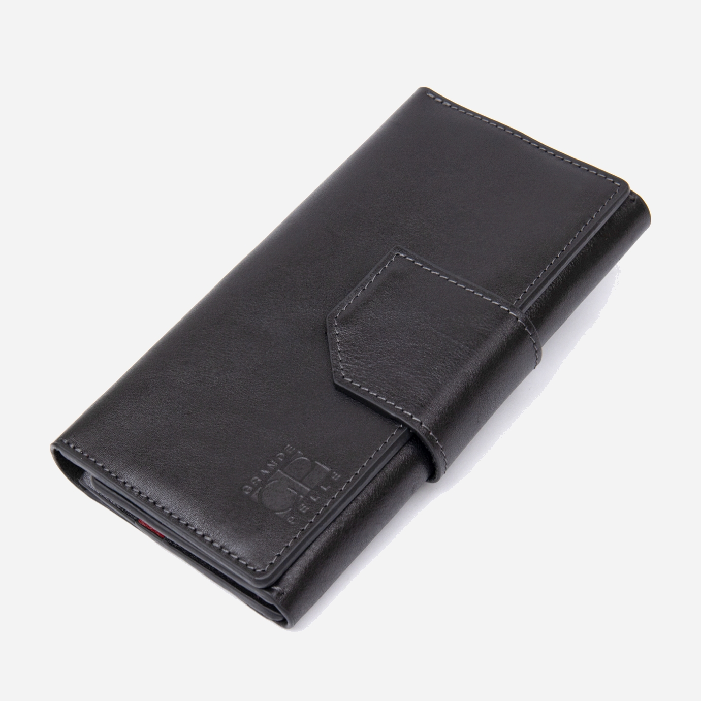 

Мужское портмоне кожаное Grande Pelle leather-11471 Черное