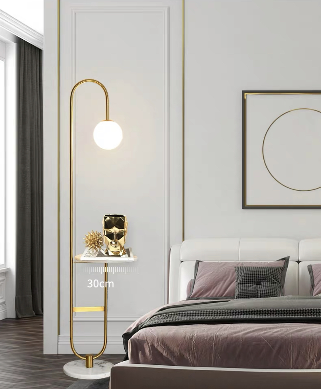 

Напольный торшер Tail Bronze floor lamp 051805/1 f bz