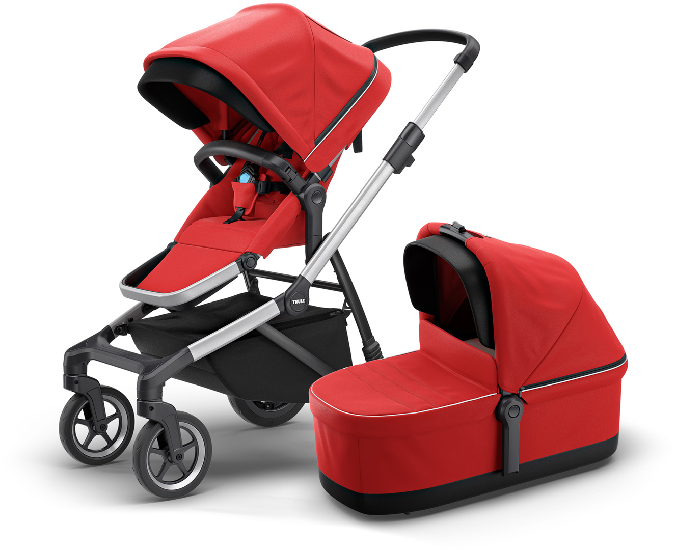 

Детская коляска с люлькой Thule Sleek (Energy Red) (TH 11000009)