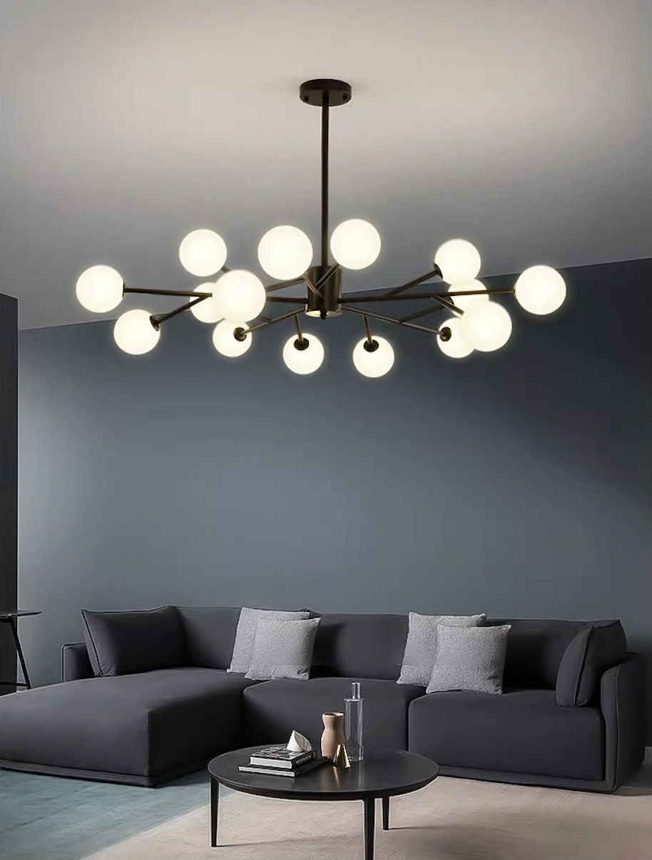 

Серия рожковых люстр Grand Bunch Lamp 051877/18 bk