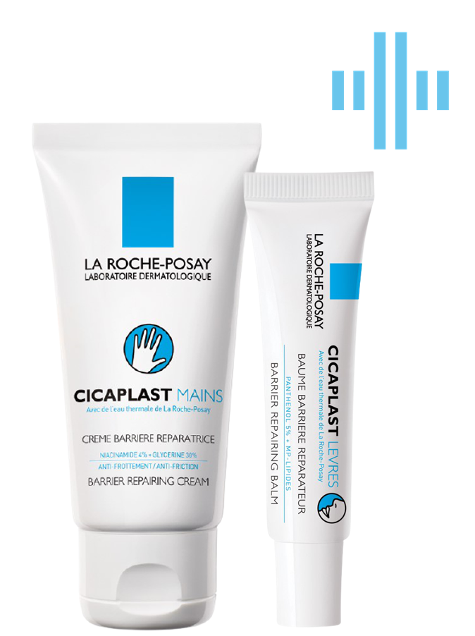 Акция на Набор La Roche-Posay Cicaplast для ухода за руками и губами (5902503422011) от Rozetka UA