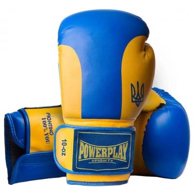 

Боксерские перчатки PowerPlay 3021 Ukraine 12oz Blue/Yellow (PP_3021_12oz_Blue-Yellow)