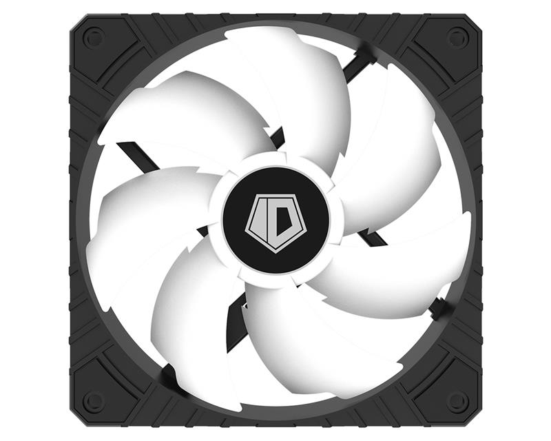 

Вентилятор ID-Cooling WF-12025-SD-W, 120x120x25мм, 3-pin, черный с белым