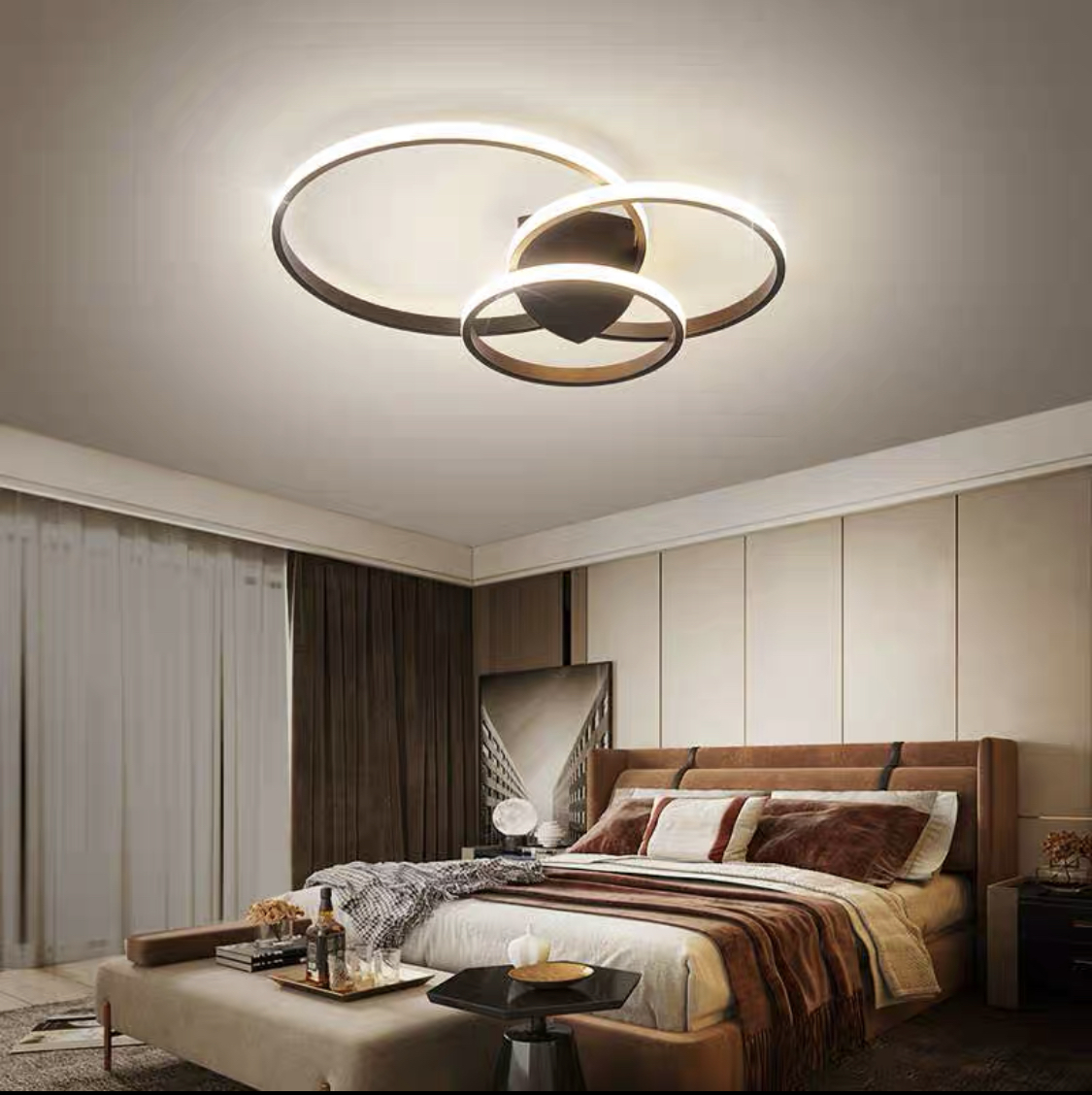 

Потолочная серия Led люстр Сeiling Ring 057525/S 3 bk