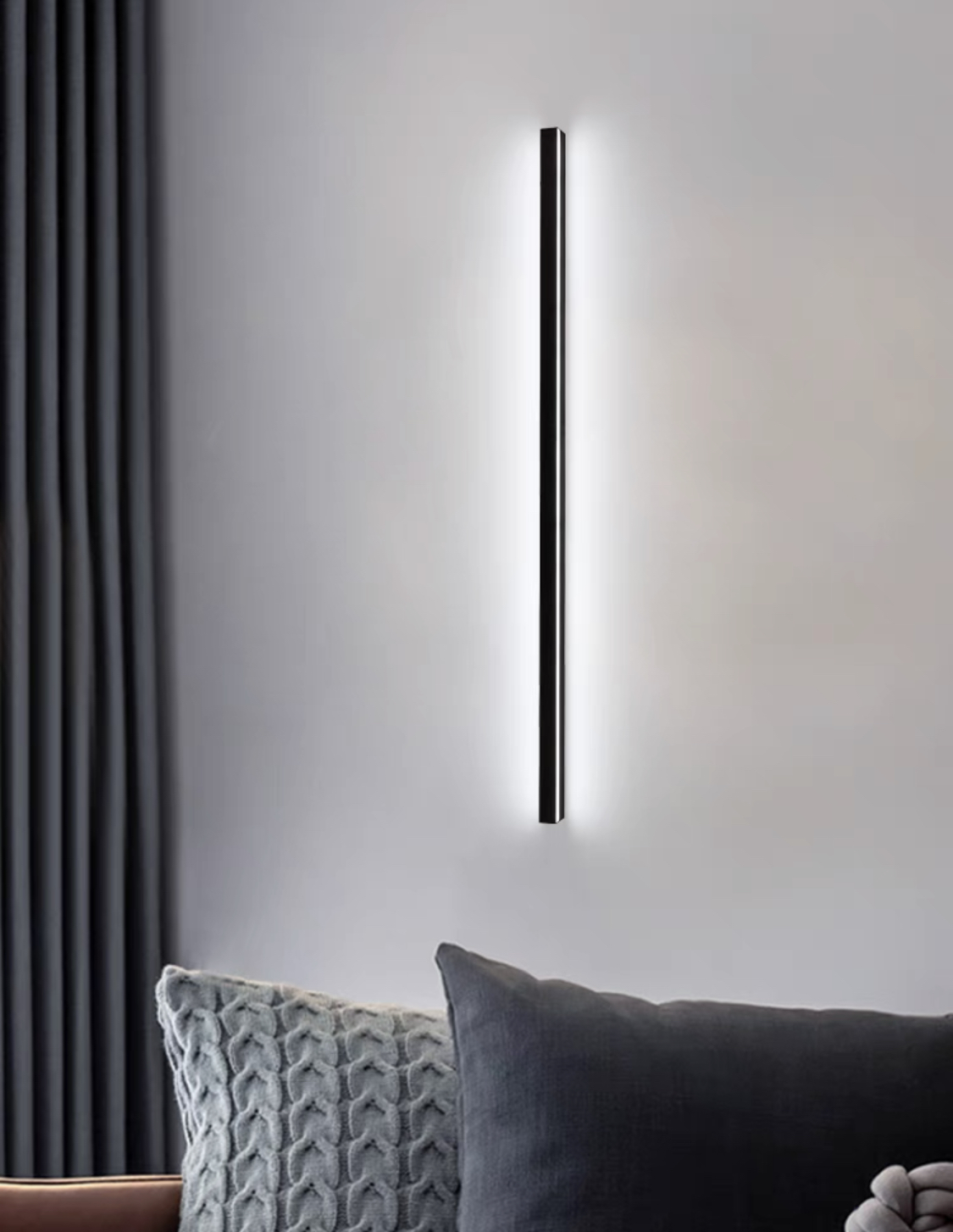 

Настенные светильники Long wall lamp 054340/100 bk