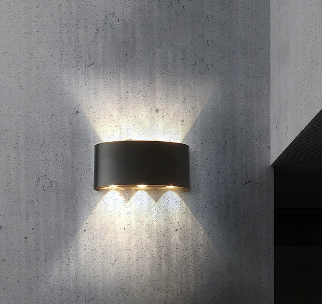 

Настенная серия светодиодных светильников Beams wall lamp 054822/6 wat bk