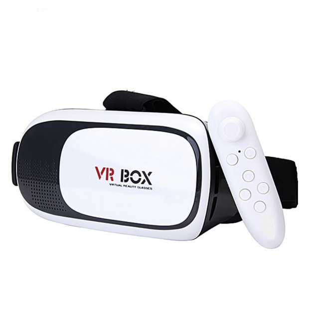 

Очки виртуальной реальности с пультом VR BOX Белый (op797544620)