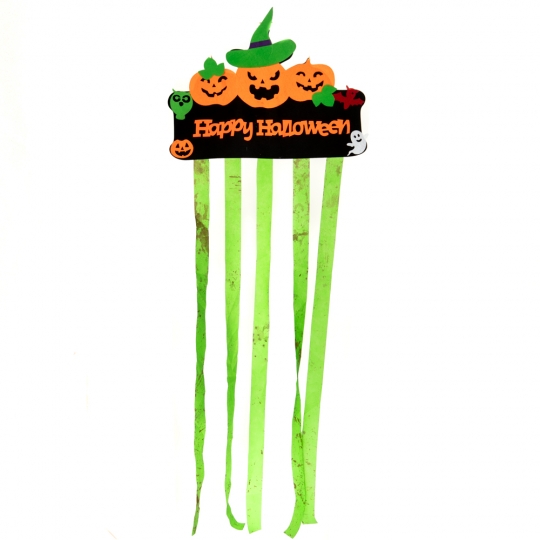 

Декор на Хэллоуин "Happy Halloween" (8810-046) салатовый
