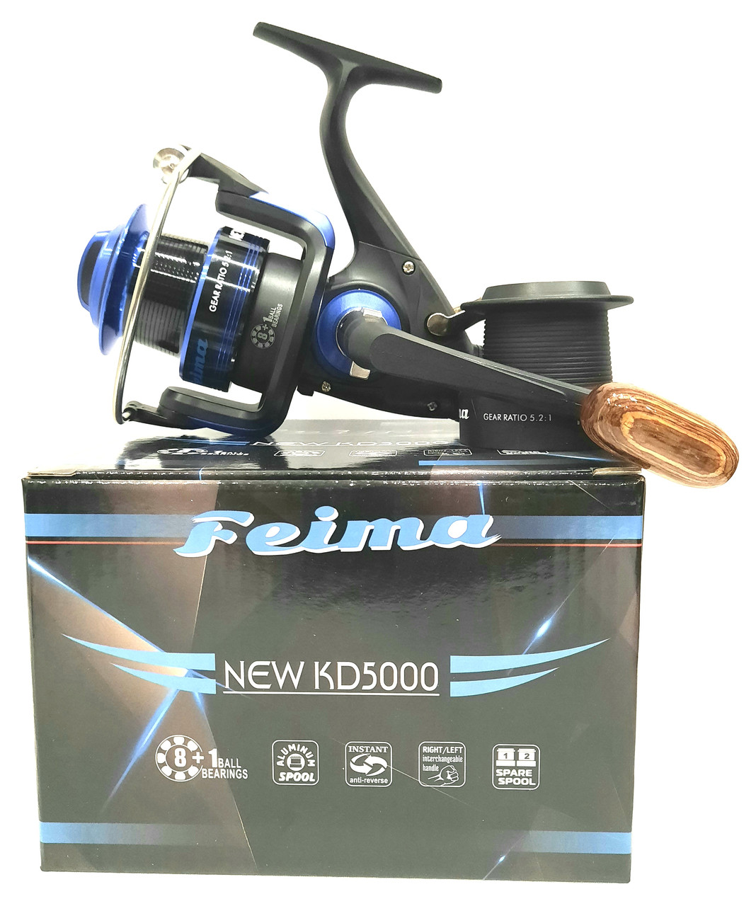 

Катушка с бейтраннером Feima New KD 4000