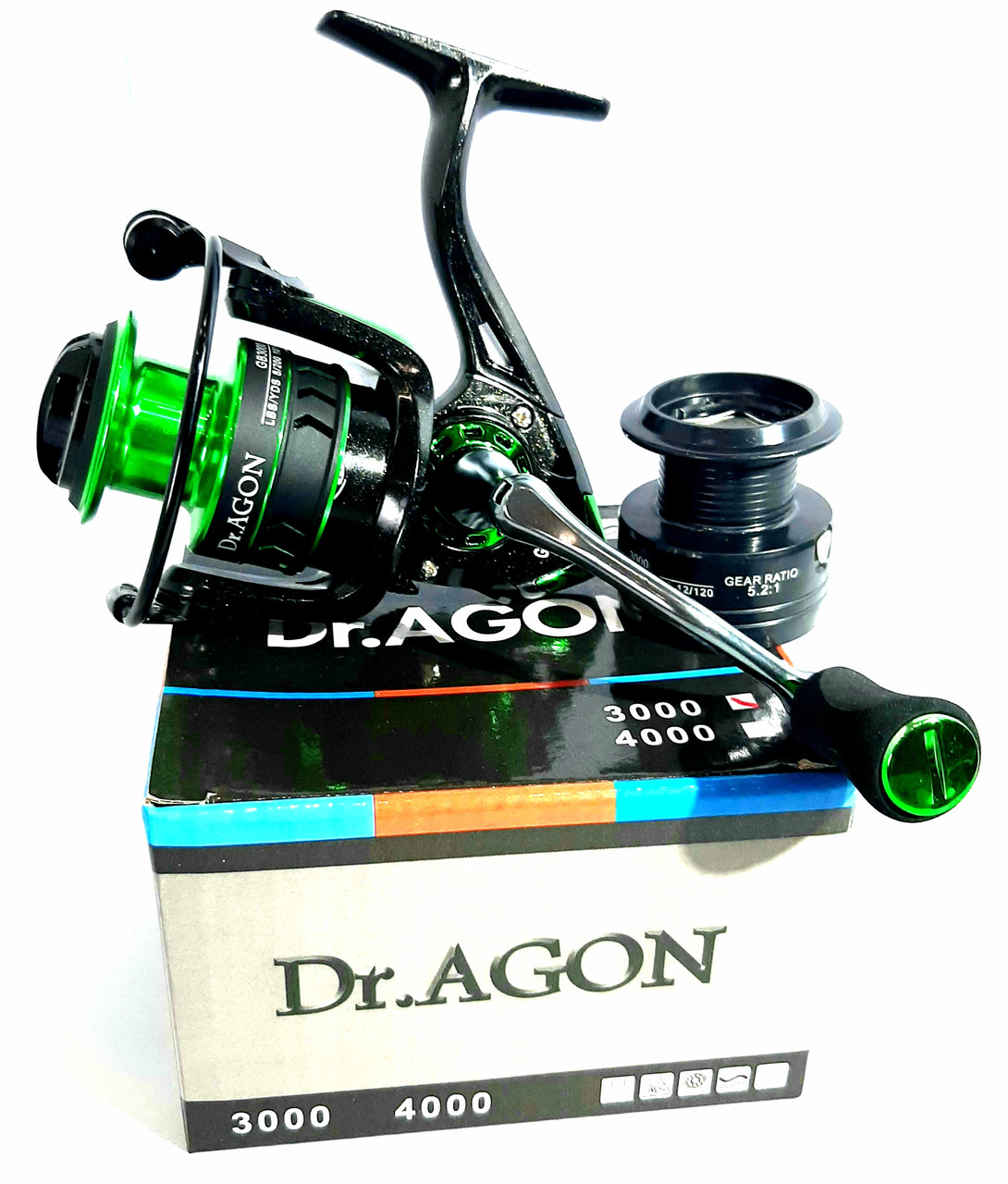

Безинерционная спиннинговая катушка Dr.Agon GB 5000 13+1