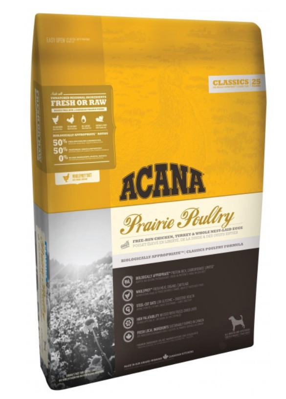 

Сухой корм ACANA Prairie Poultry для взроcлых собак всех пород 17 кг (776211561)