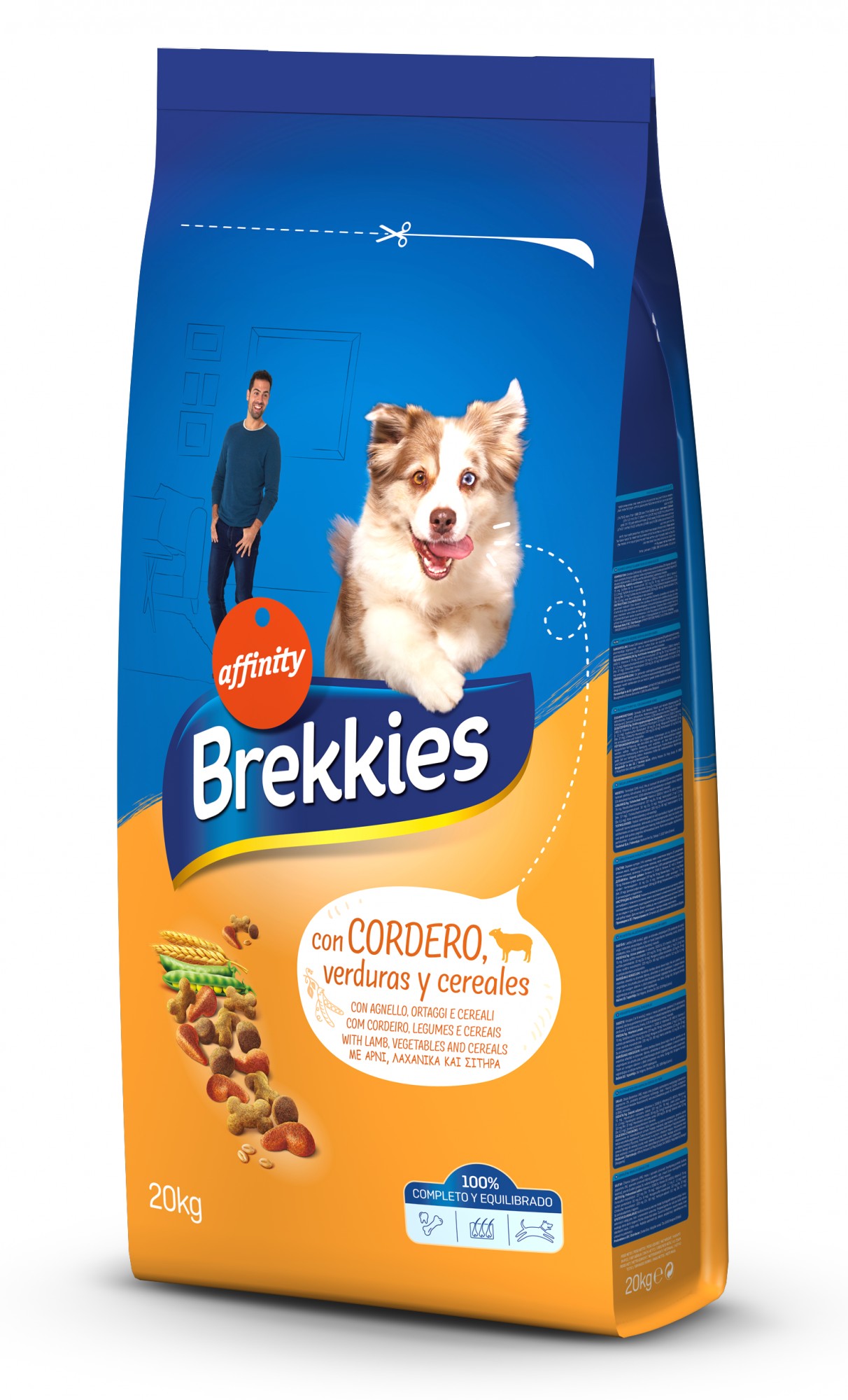 

Сухой корм Brekkies Dog Lamb с ягненком и рисом для собак всех пород 20 кг