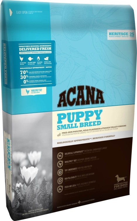 

Сухой корм ACANA Puppy Small Breed для щенков мелких пород 2 кг (773643065)